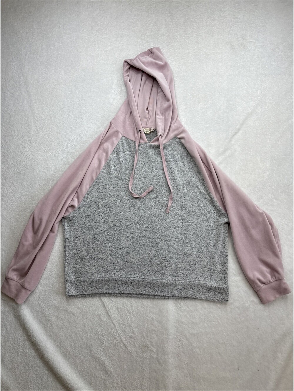 Pink Republic Long Sleeve Knit Pullover Mauve  Hoodie L (2451)